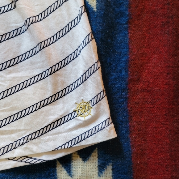 ⚓ Nautical blue and white tank top - Picture 6 of 7